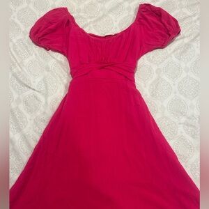 Elegant Pink Women's Dress